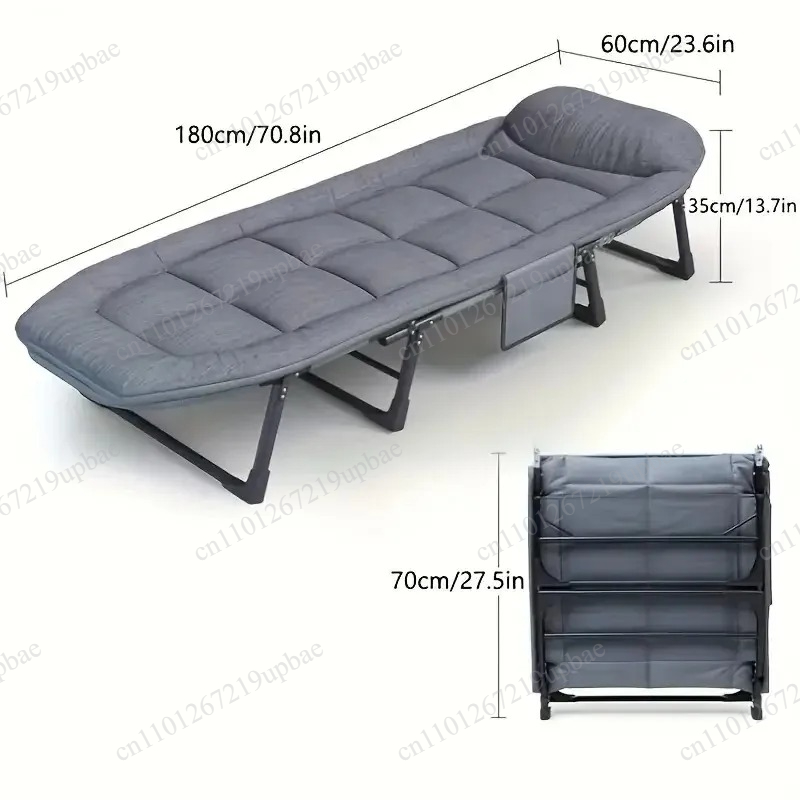 Cama Plegable Portátil, Silla  - Outdoor Furniture Metal Chairs reseña y precio