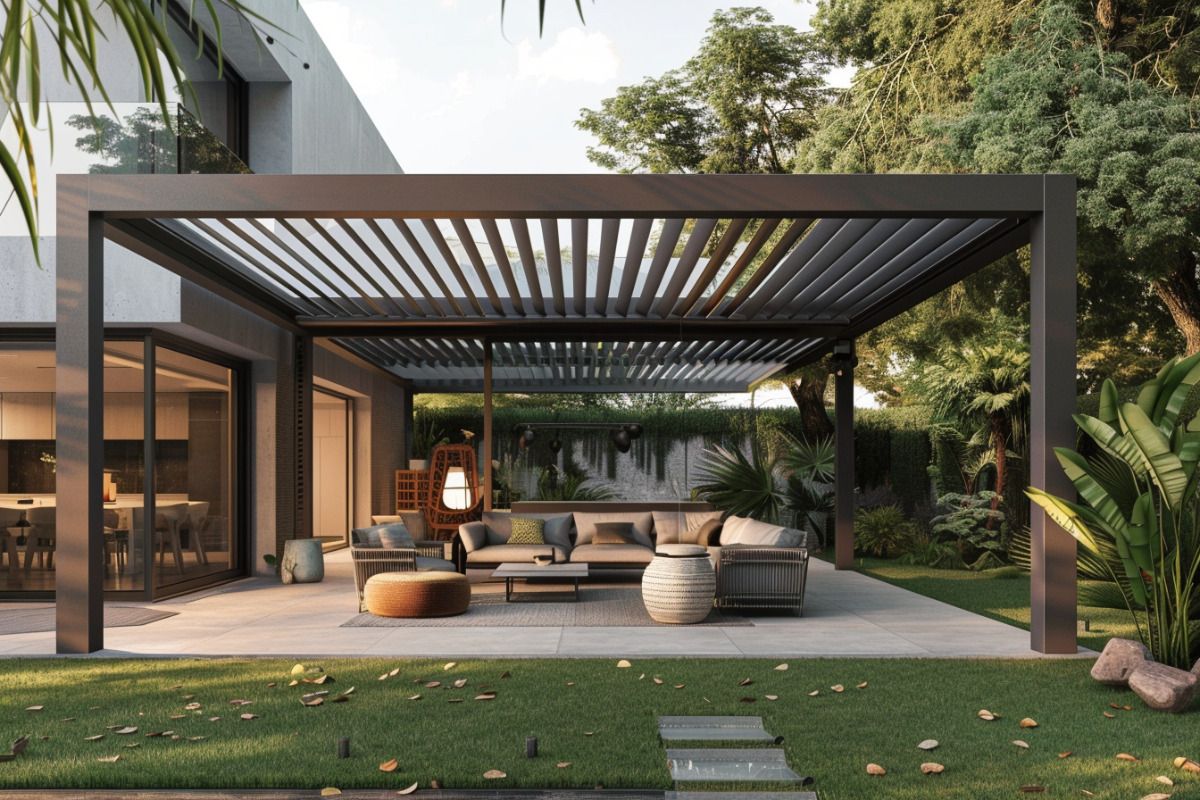 Pérgola Rectangular de Aleació - Outdoor Furniture Metal reseña y precio
