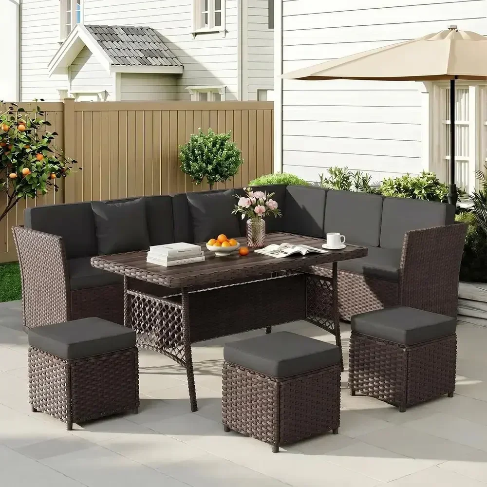 Conjunto de muebles de jardín  - Outdoor Furniture Metal Chairs reseña y precio